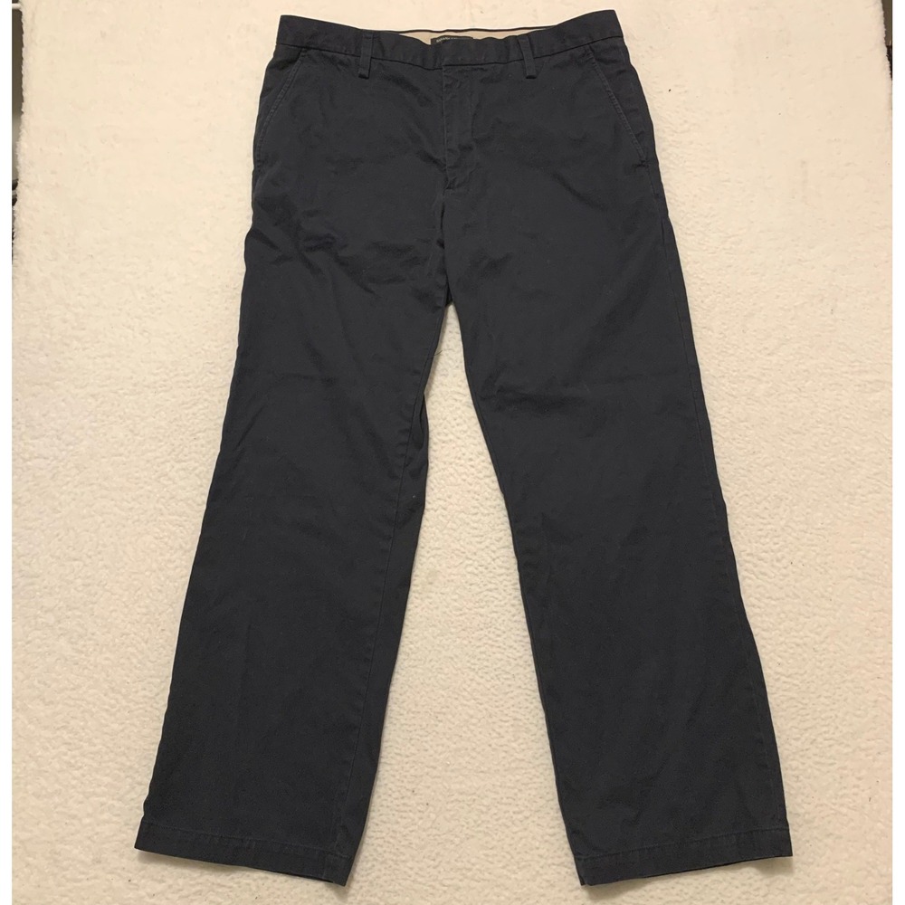 Banana Republic Dawson Chino Pants Mens 35x32 (FITS 36x32) Straight Cotton Navy
